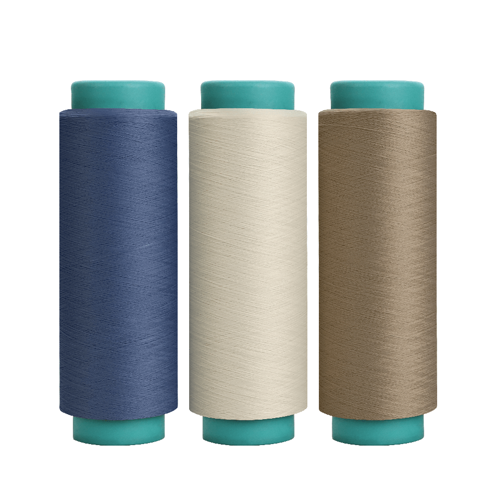 Fil à faible étirement en polyester coloré